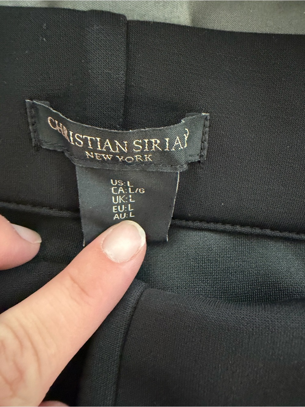 Christian Siriano Black Men's Tailored Dress Pants